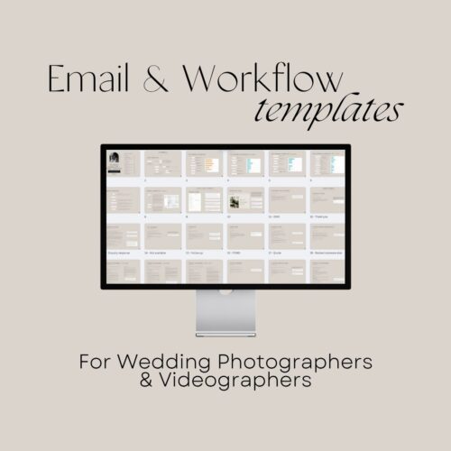 Wedding Email + Workflow Templates *New 2025 updated version*