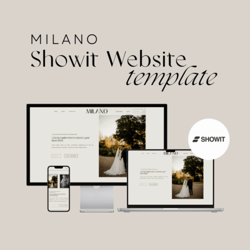 Milano Showit Template