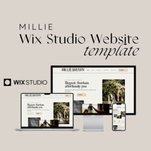 Millie Wix Studio Template