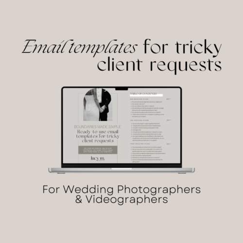 Email templates for tricky client requests